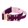 Extreme Rose Buckle Plum - Collar fuerte y seguro