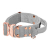 Extreme Rose Buckle Grey - Collar fuerte y seguro