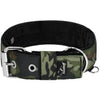 Active Komfort Camo Negro - Collar para perro ancho y resistente con hebilla