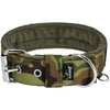 Active Komfort Camo Green - Collar para perro ancho y resistente con hebilla
