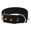 Active Komfort Rose Edition Negro - Collar ancho y resistente con hebilla