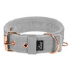 Active Komfort Rose Edition Grey - Collar ancho y resistente con hebilla