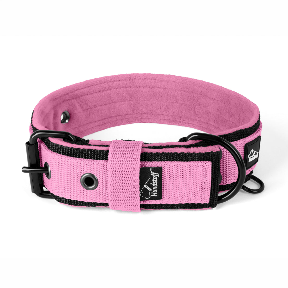 Active Komfort Black Edition Red - Collar ancho y resistente con hebilla