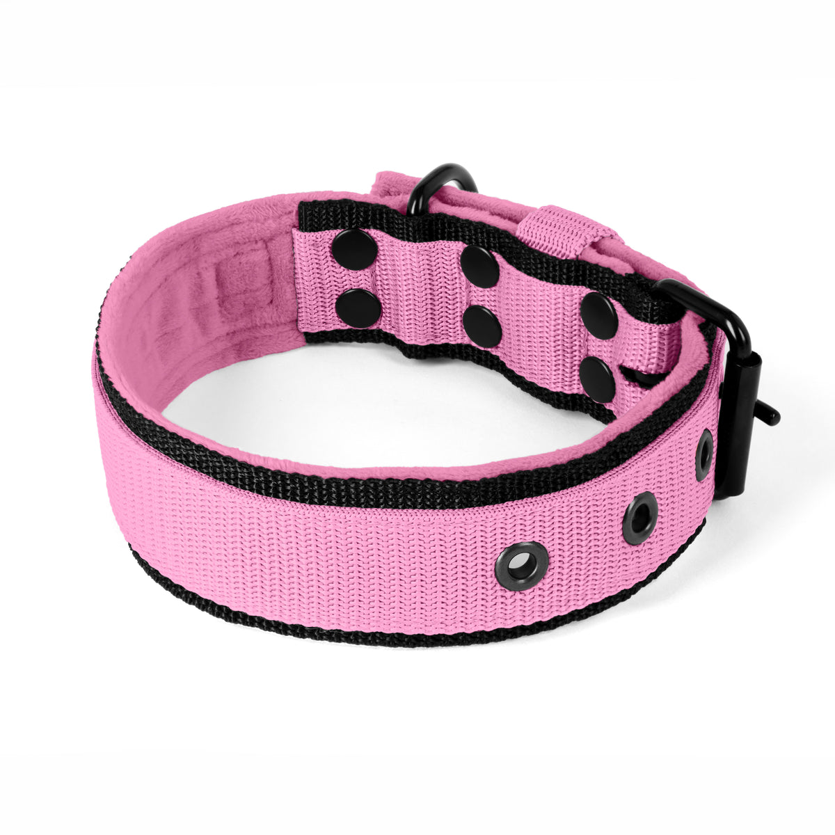 Active Komfort Black Edition Red - Collar ancho y resistente con hebilla