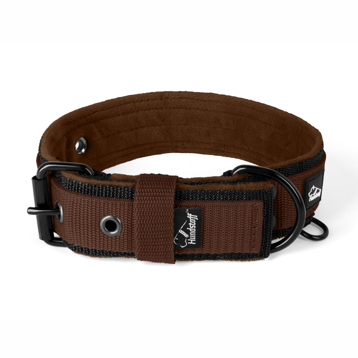 Active Komfort Black Edition Red - Collar ancho y resistente con hebilla