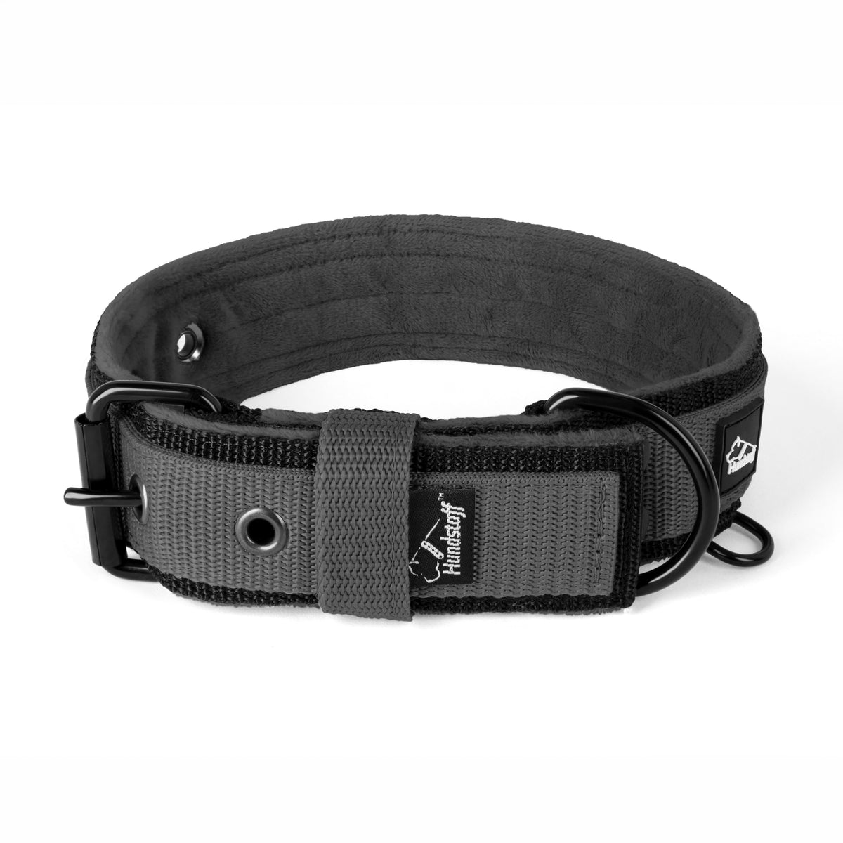 Active Komfort Black Edition Red - Collar ancho y resistente con hebilla