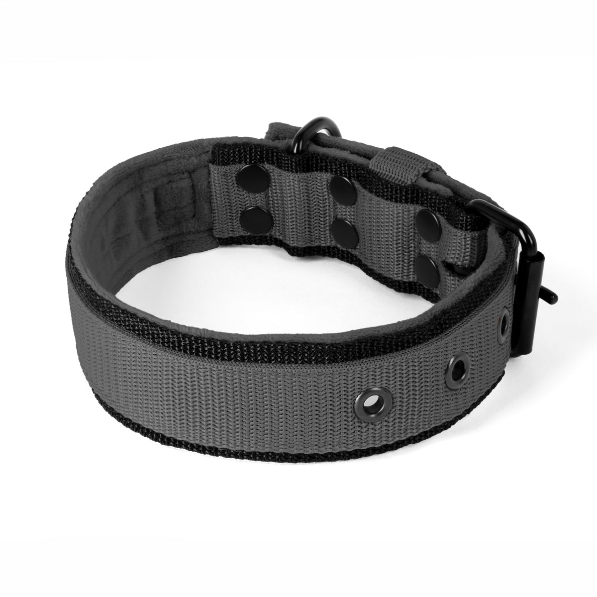 Active Komfort Black Edition Red - Collar ancho y resistente con hebilla