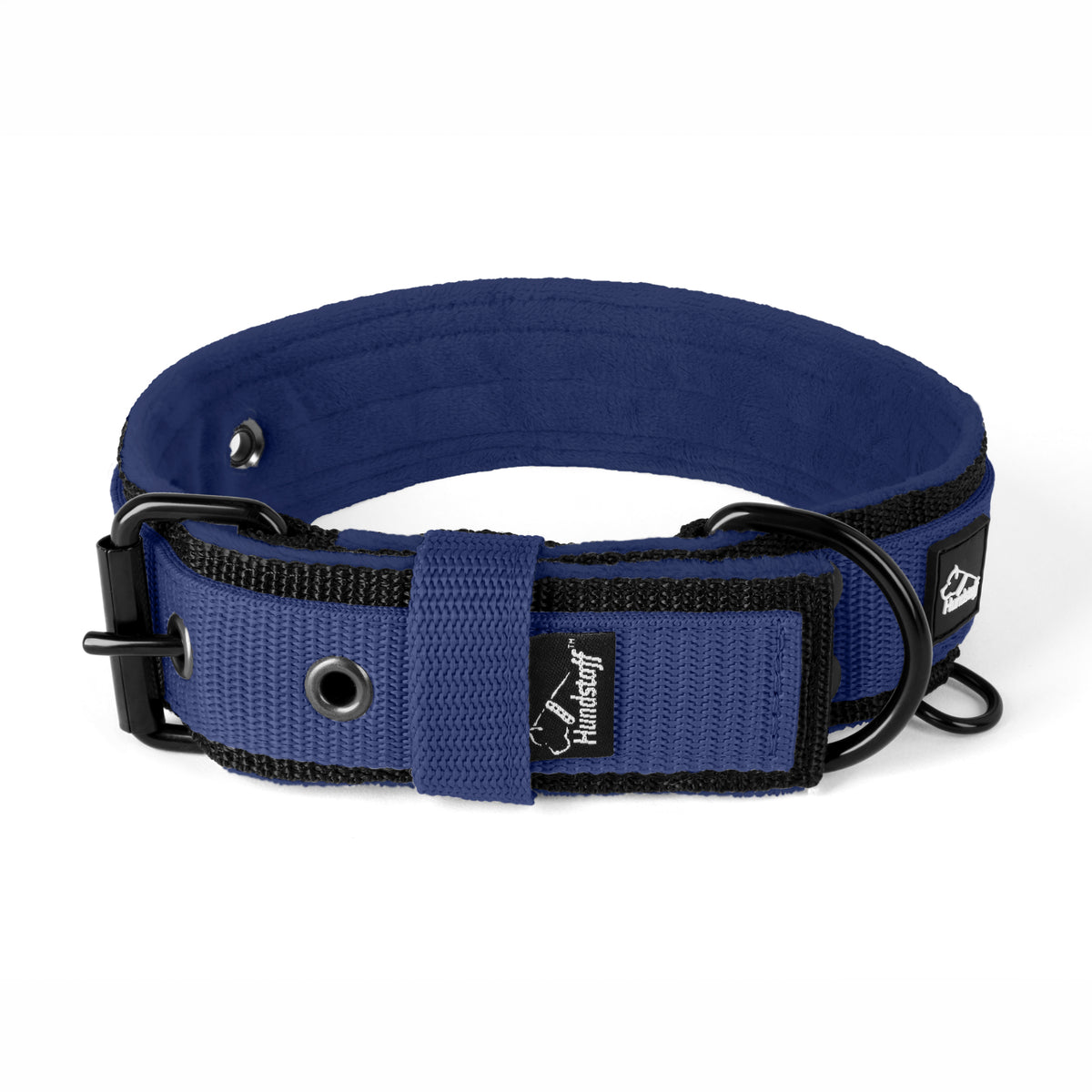 Active Komfort Black Edition Navy - Cuello ancho y resistente con hebilla