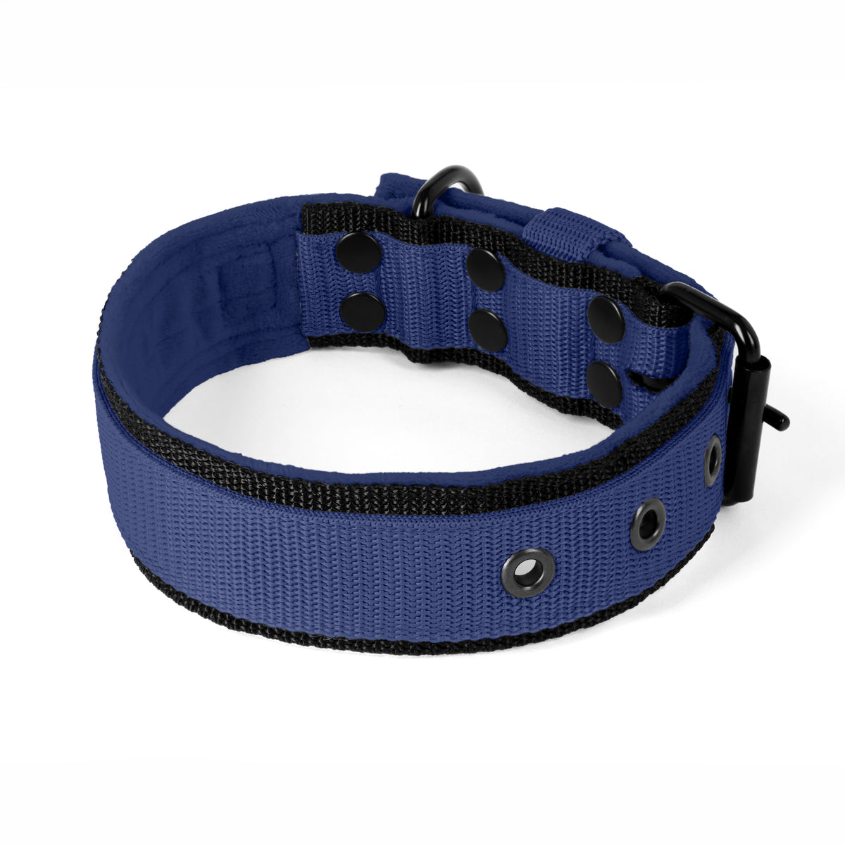 Active Komfort Black Edition Navy - Cuello ancho y resistente con hebilla