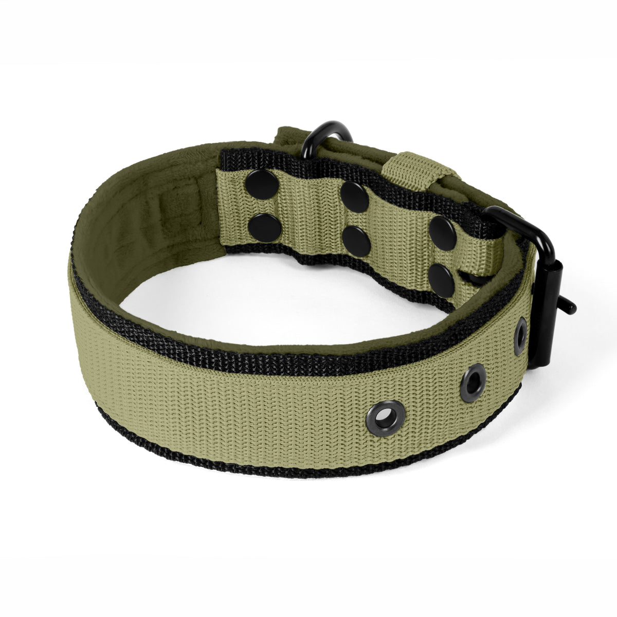 Active Komfort Black Edition Red - Collar ancho y resistente con hebilla