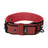 Active Komfort Black Edition Red - Collar ancho y resistente con hebilla