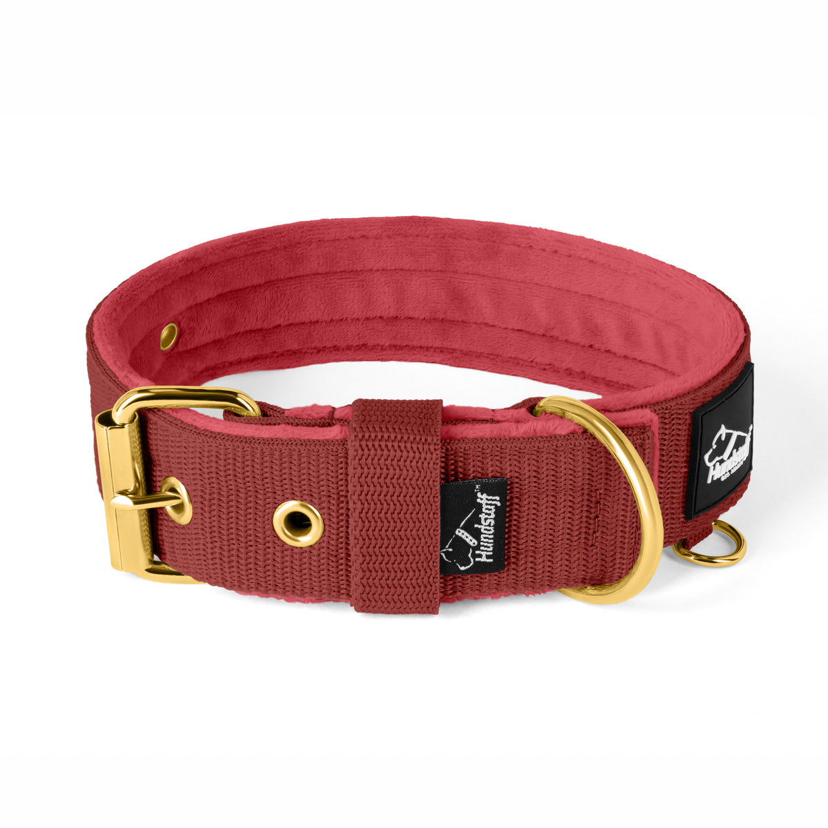 Active Golden Raspberry Red - Collar ancho y resistente con hebilla