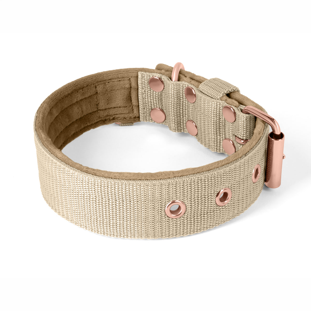 Active Komfort Rose Edition Pastel Green - Collar ancho y resistente con hebilla