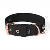 Active Komfort Rose Edition Black - Collar ancho y resistente con hebilla