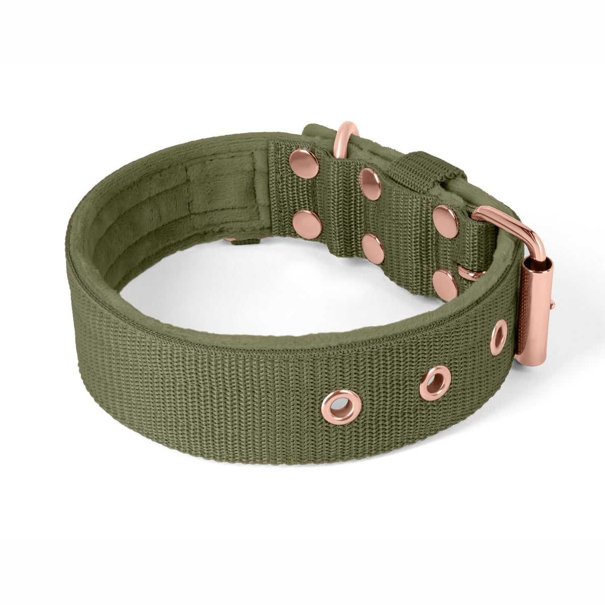 Active Komfort Rose Edition Pastel Green - Collar ancho y resistente con hebilla