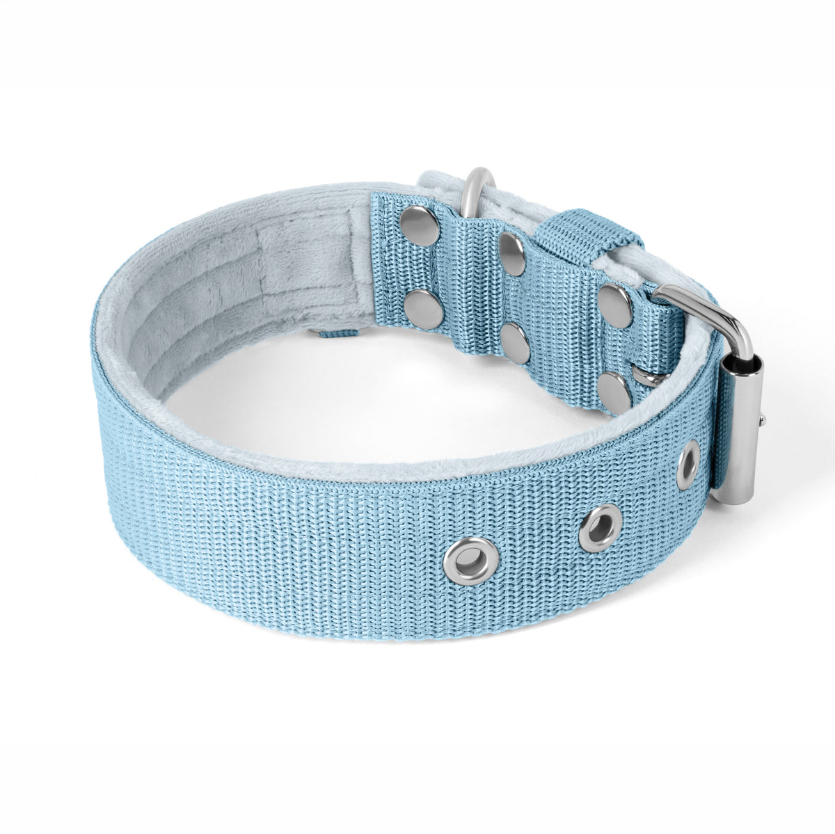 Active Baby Blue - Collar ancho y resistente con hebilla