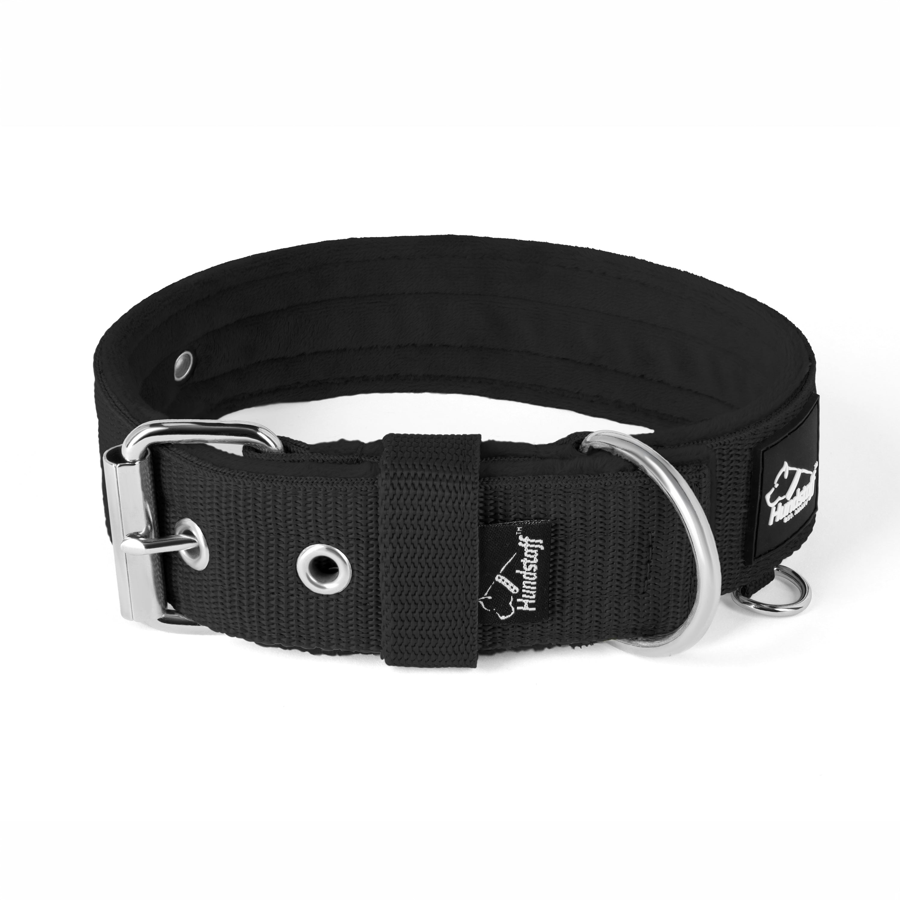 Active Black - Collar ancho y resistente con hebilla