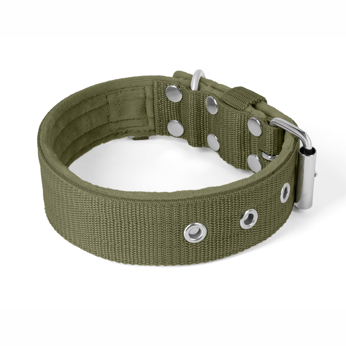 Active Khaki - Collar ancho y resistente con hebilla