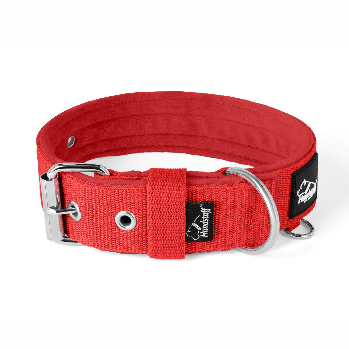 Active Red - Collar ancho y resistente con hebilla