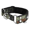 Martingale Camo Negro - Collar para perro con forro ancho medio planchable