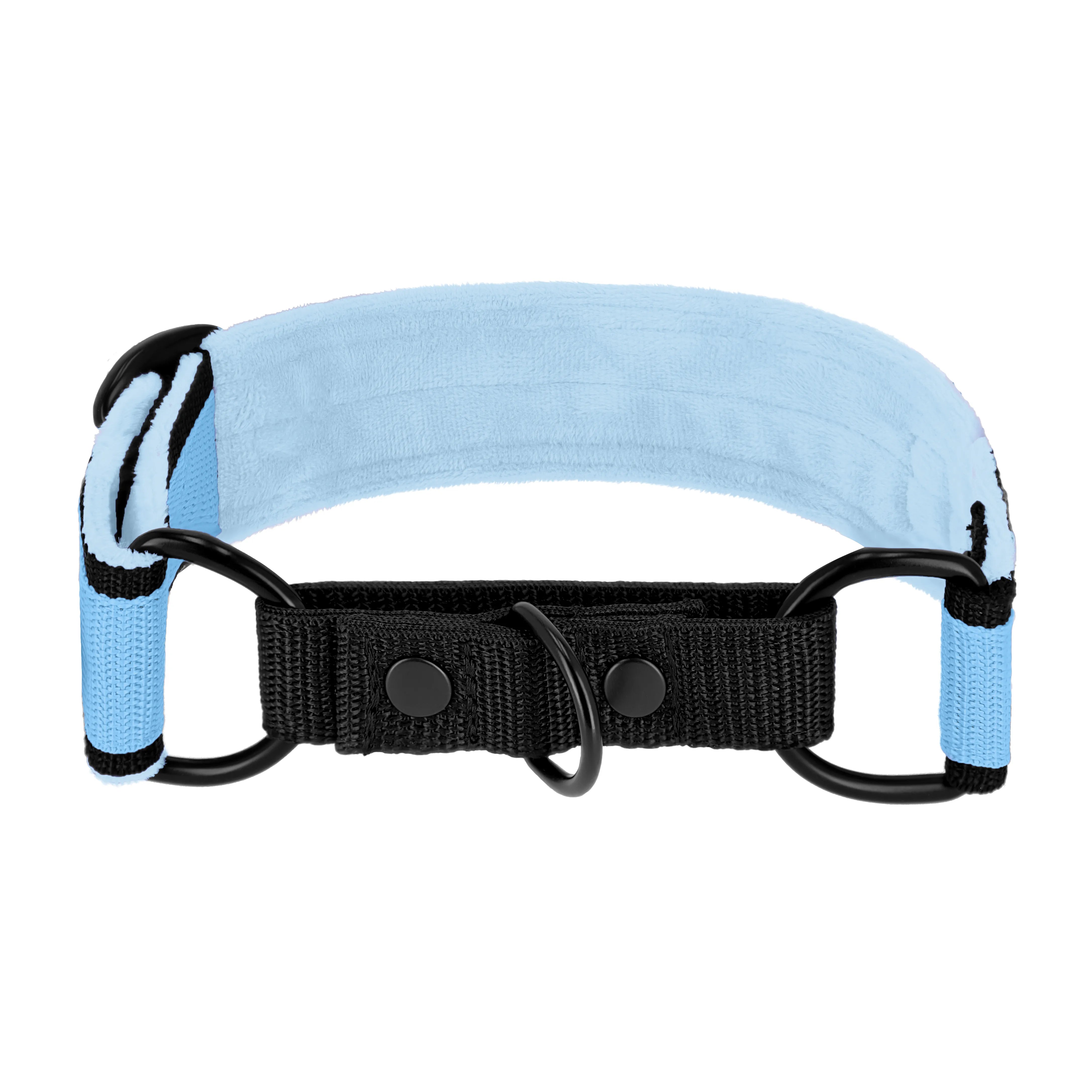Martingale Black Edition Baby Blue - Cuello doblado forrado medio planchado