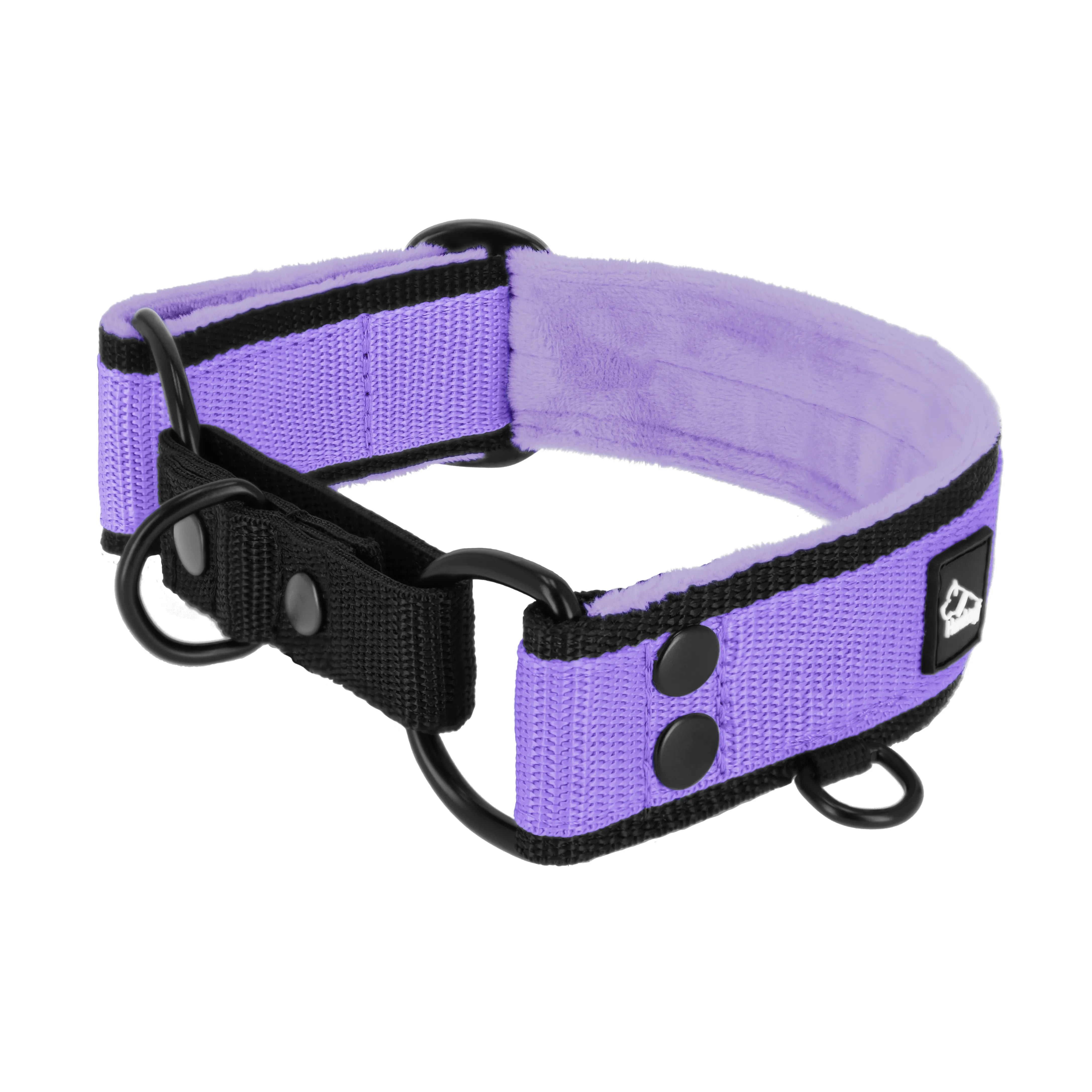 Martingala Black Edition Baby Purple - Cuello doblado forrado medio planchado