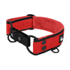Martingale Black Edition Rojo - Cuello ancho forrado medio planchado