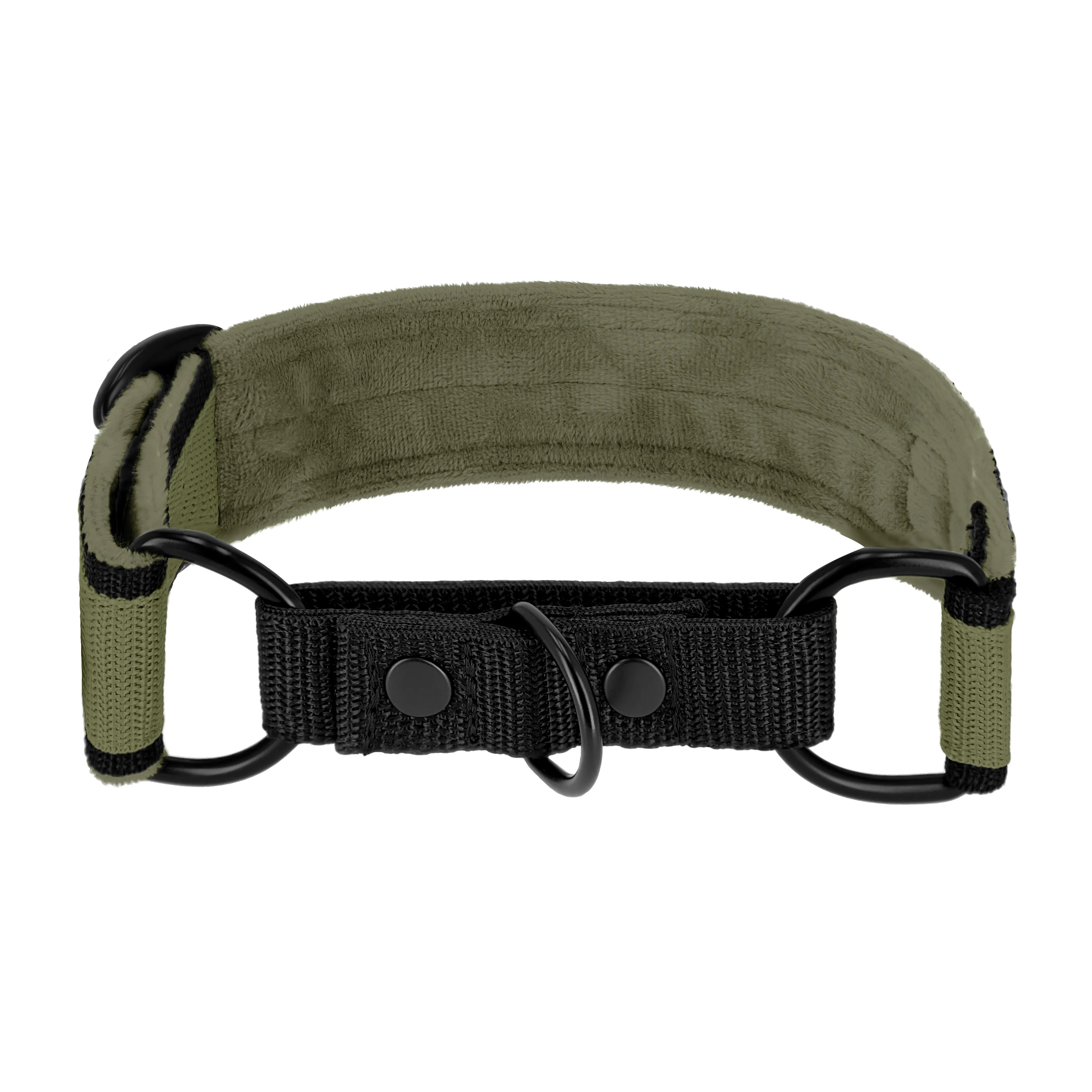 Martingale Black Edition Khaki - Cuello ancho forrado medio planchado