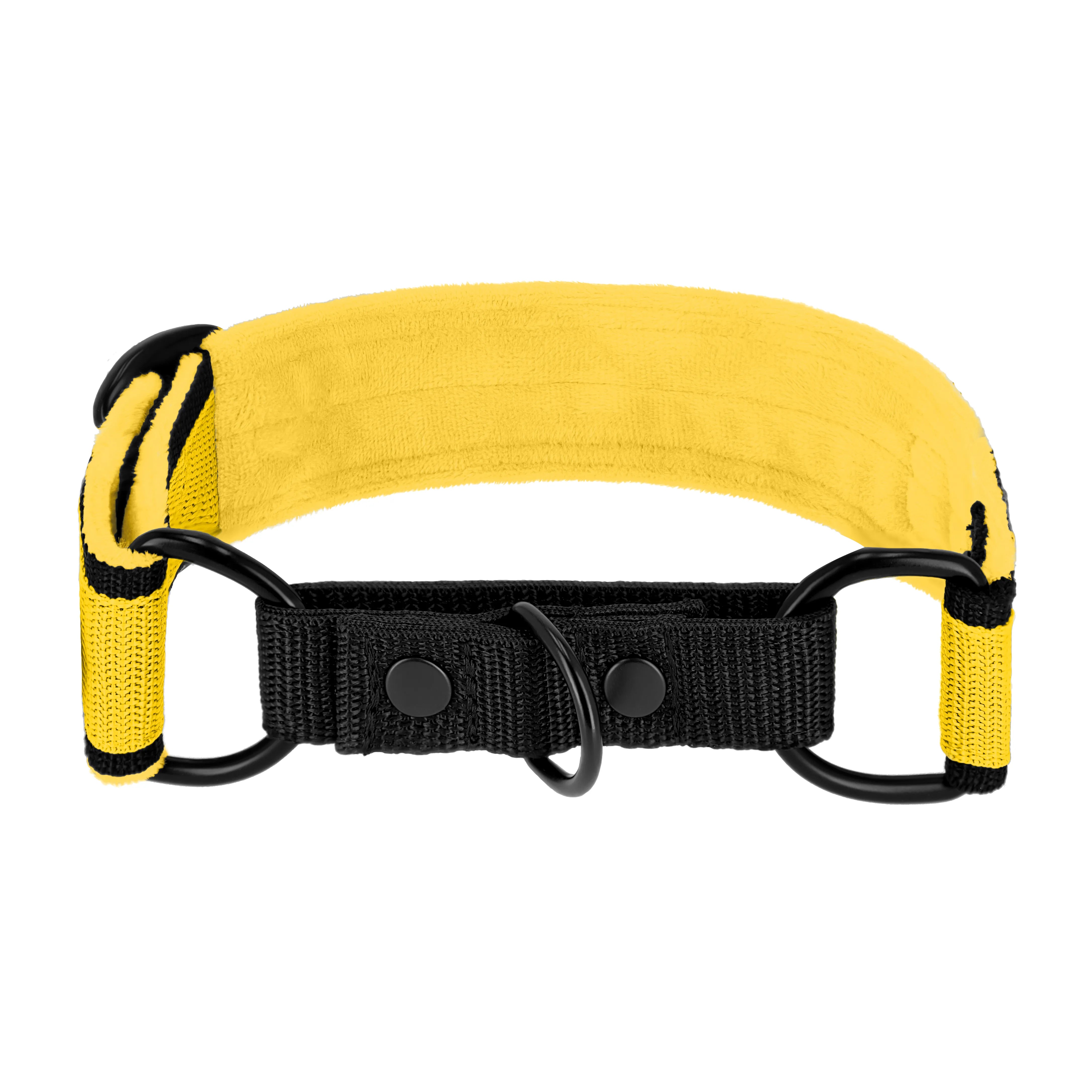 Martingala Black Edition Amarillo - Cuello doblado forrado medio planchado