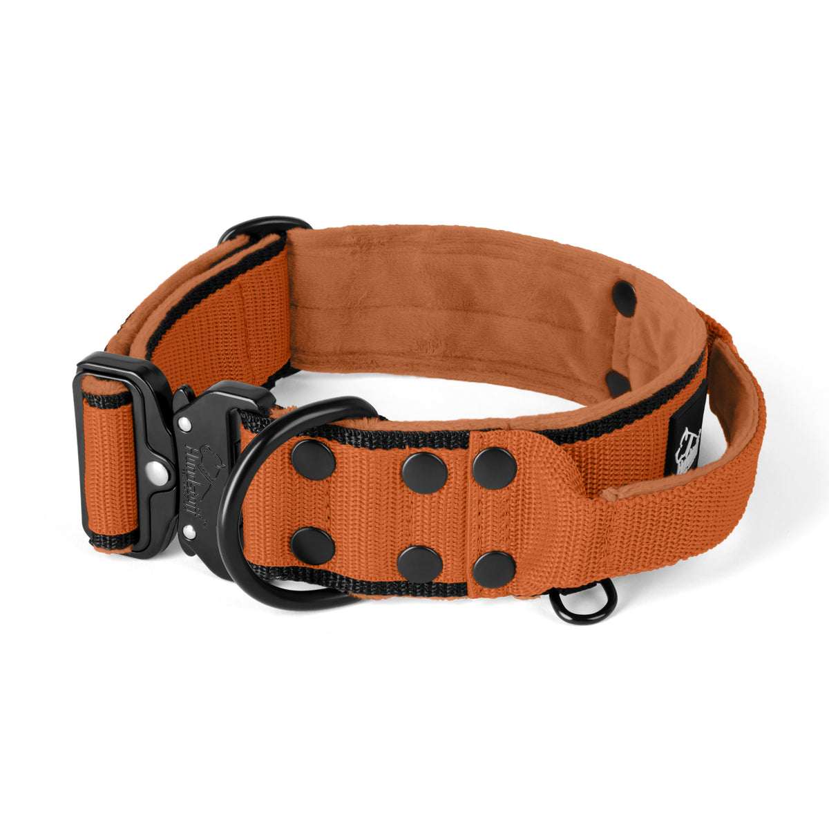 Extreme Buckle Black Edition Orange - Collar fuerte y seguro