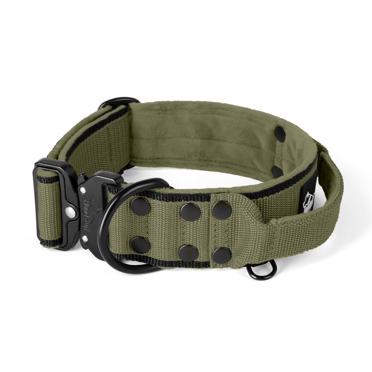 Extreme Buckle Black Edition Khaki - Collar resistente y seguro