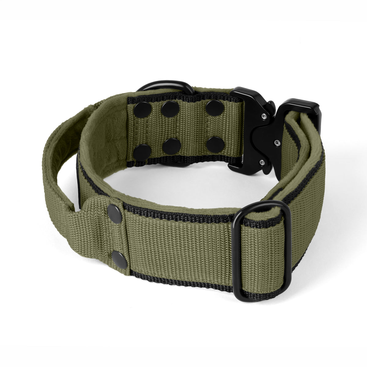 Extreme Buckle Black Edition Khaki - Collar resistente y seguro