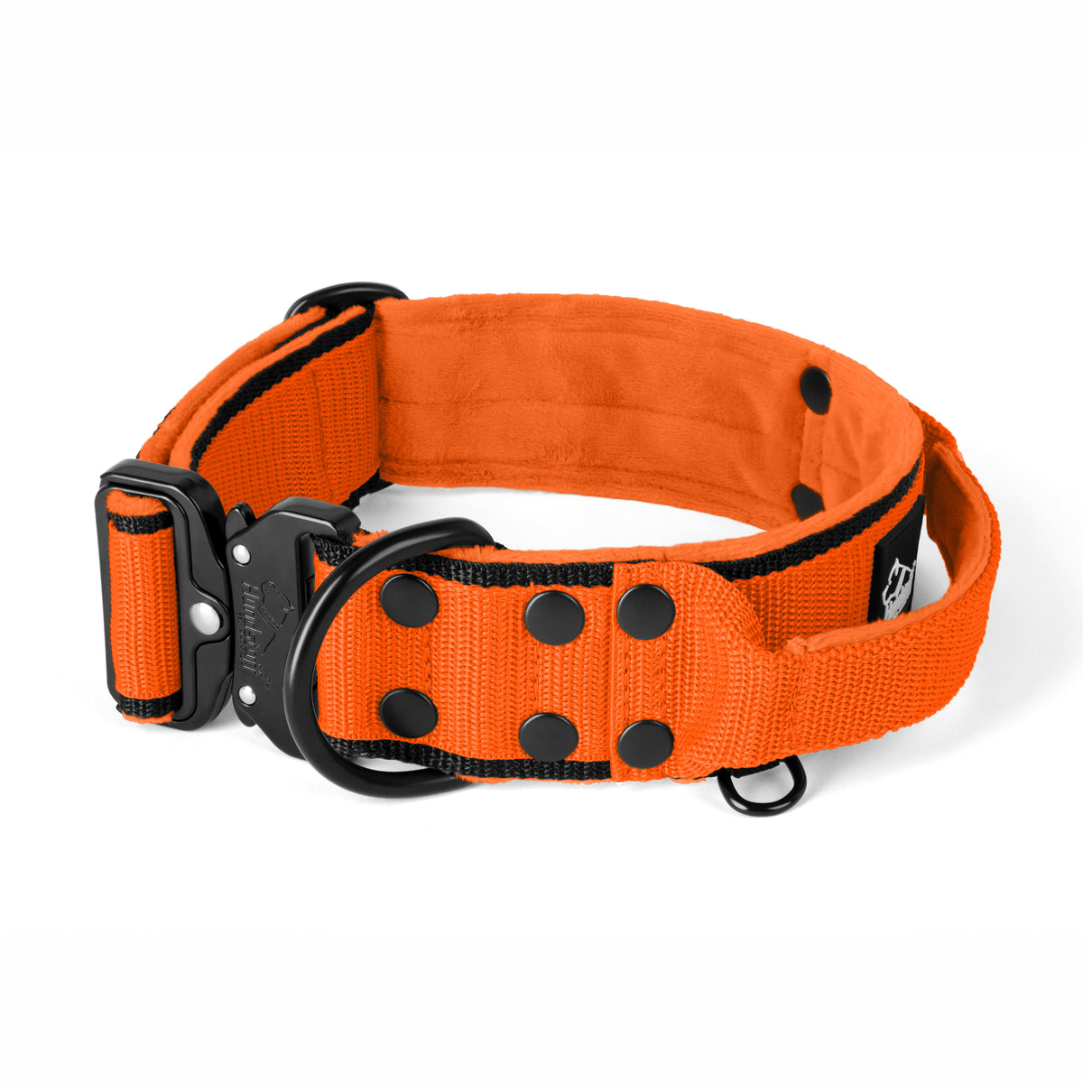 Extreme Buckle Black Edition Orange - Collar fuerte y seguro