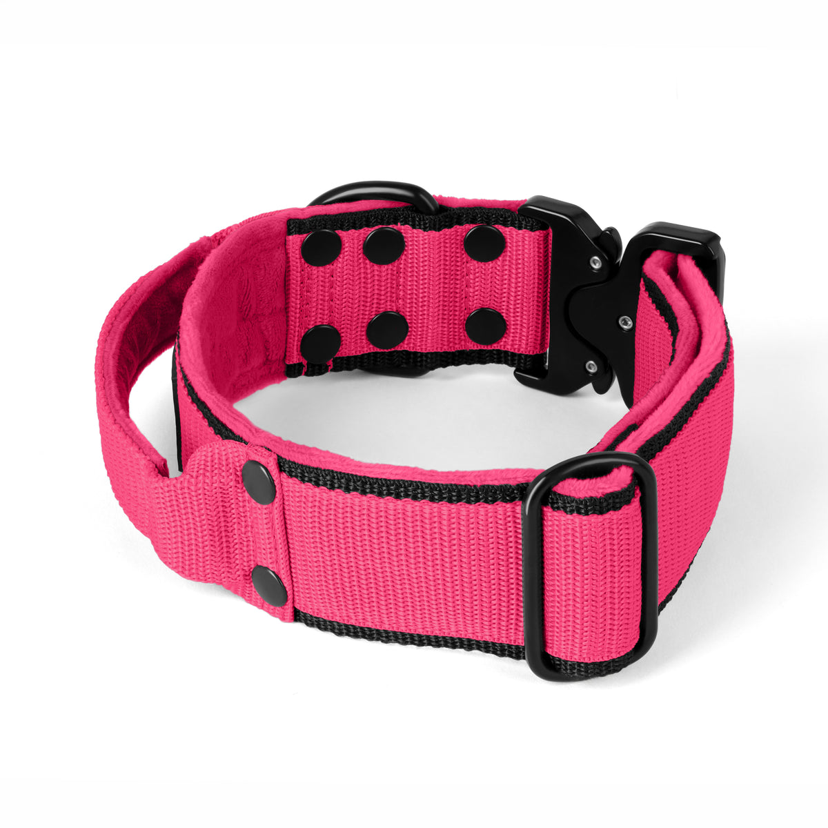 Extreme Buckle Black Edition Pink - Collar resistente y seguro