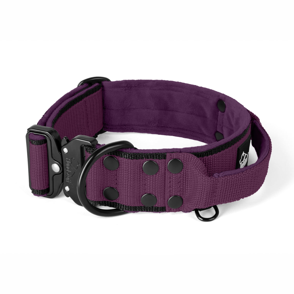 Extreme Buckle Black Edition Plum - Collar resistente y seguro