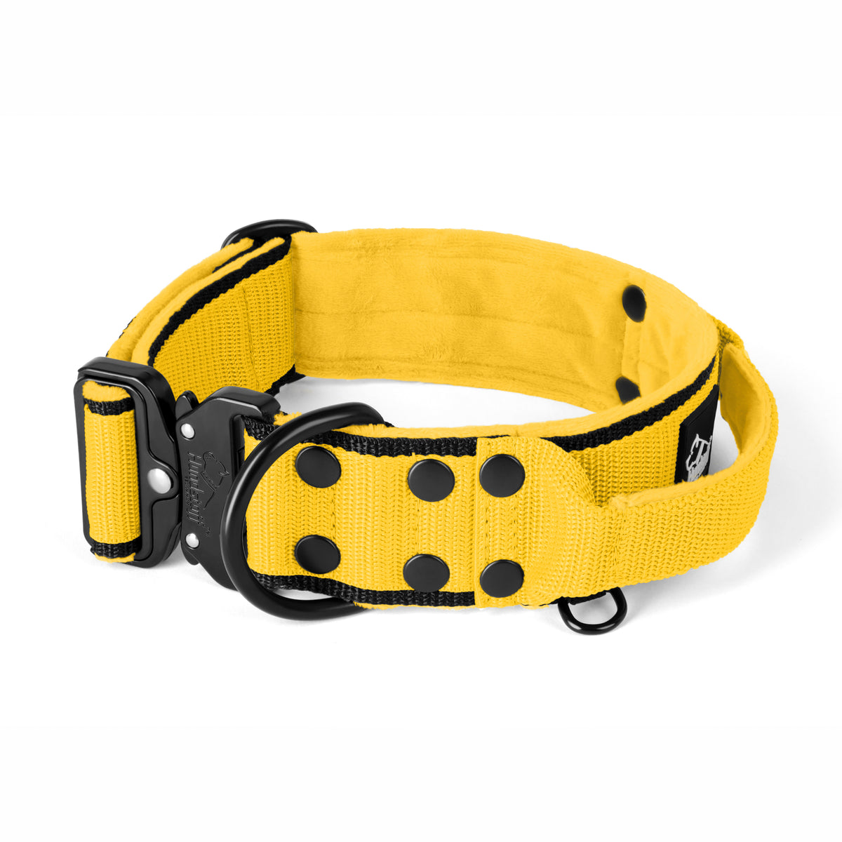 Extreme Buckle Black Edition Yellow - Collar resistente y seguro