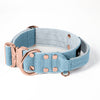 Extreme Rose Buckle Grey - Collar fuerte y seguro