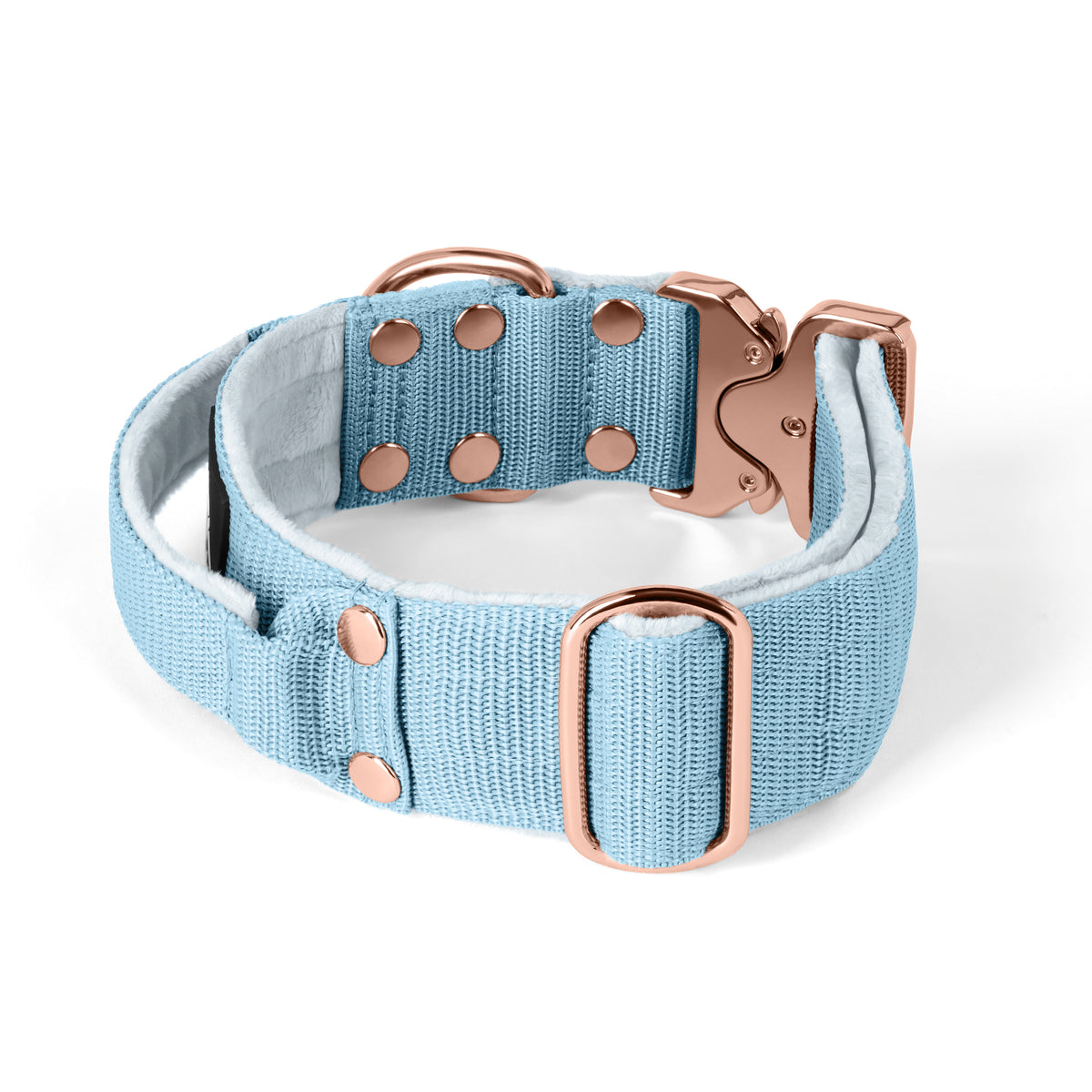Extreme Rose Buckle Grey - Collar fuerte y seguro