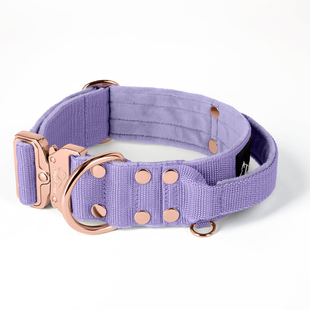 Extreme Rose Buckle Grey - Collar fuerte y seguro
