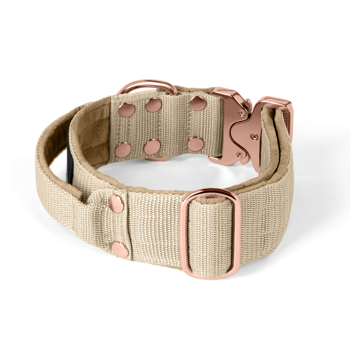 Extreme Rose Buckle Grey - Collar fuerte y seguro