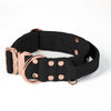 Extreme Rose Buckle Negro - Collar fuerte y seguro
