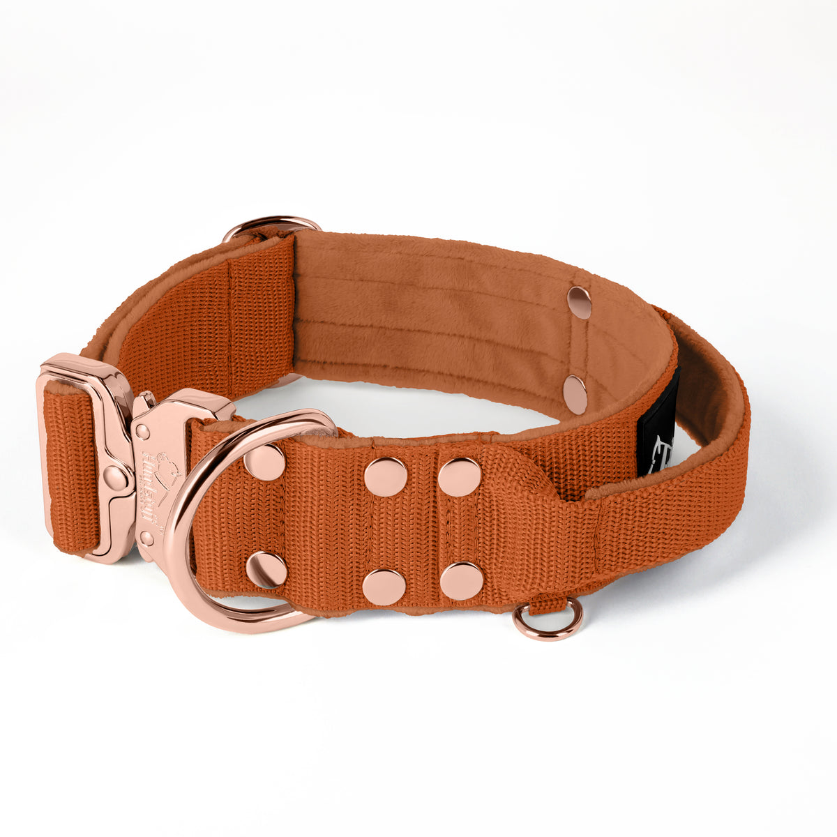 Extreme Rose Buckle Grey - Collar fuerte y seguro