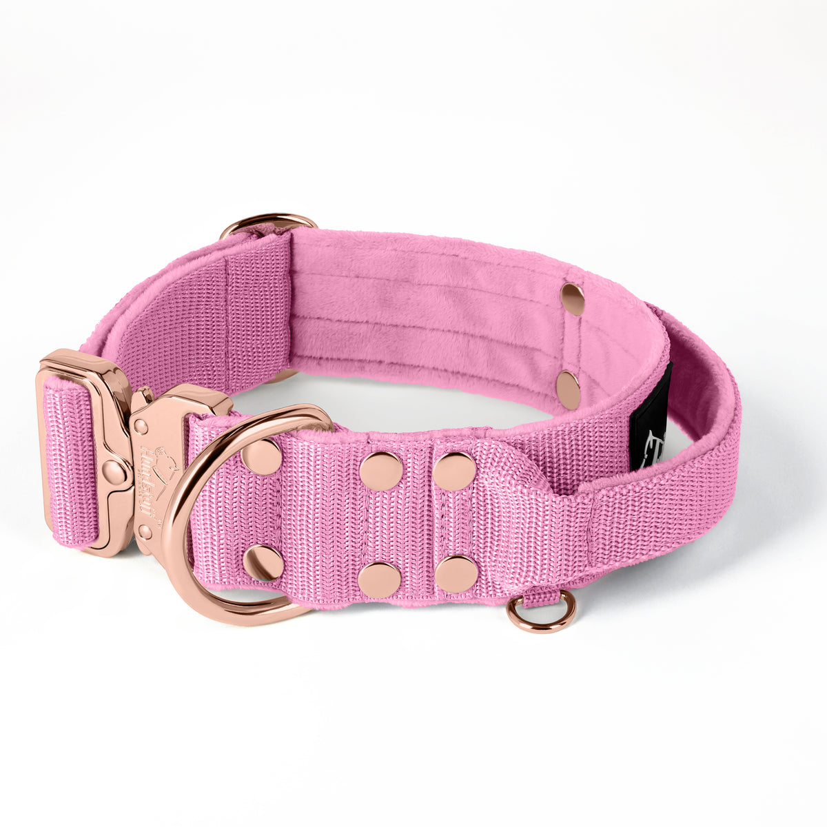 Extreme Rose Buckle Grey - Collar fuerte y seguro