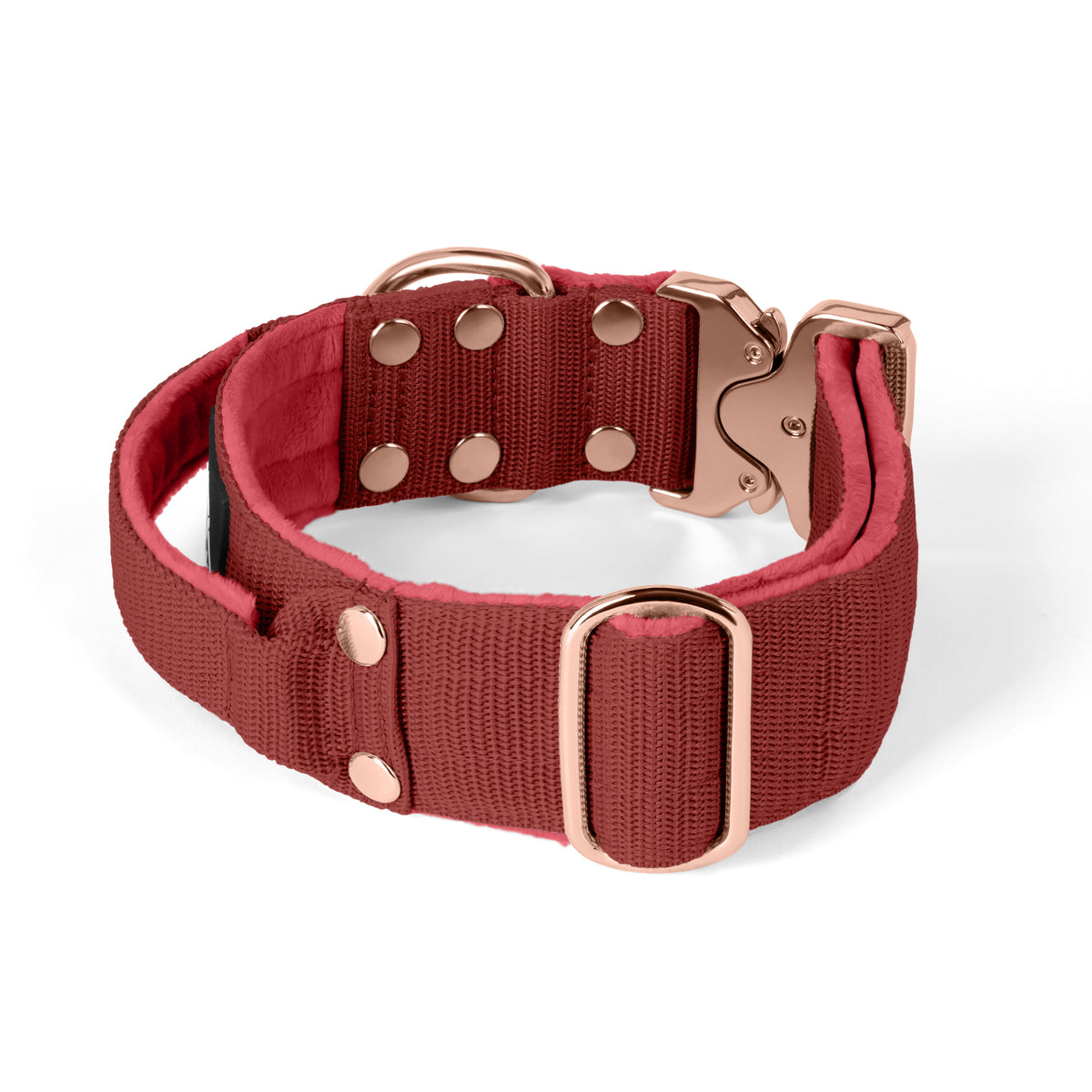 Extreme Rose Buckle Grey - Collar fuerte y seguro