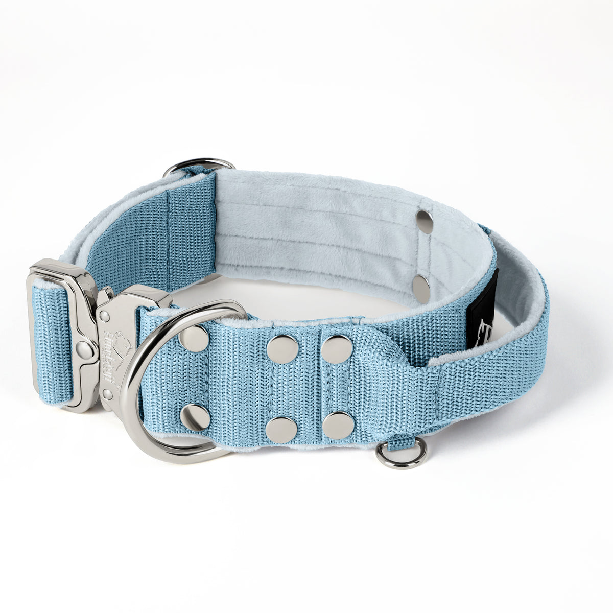 Extreme Silver Buckle Baby Blue - Collar resistente y seguro