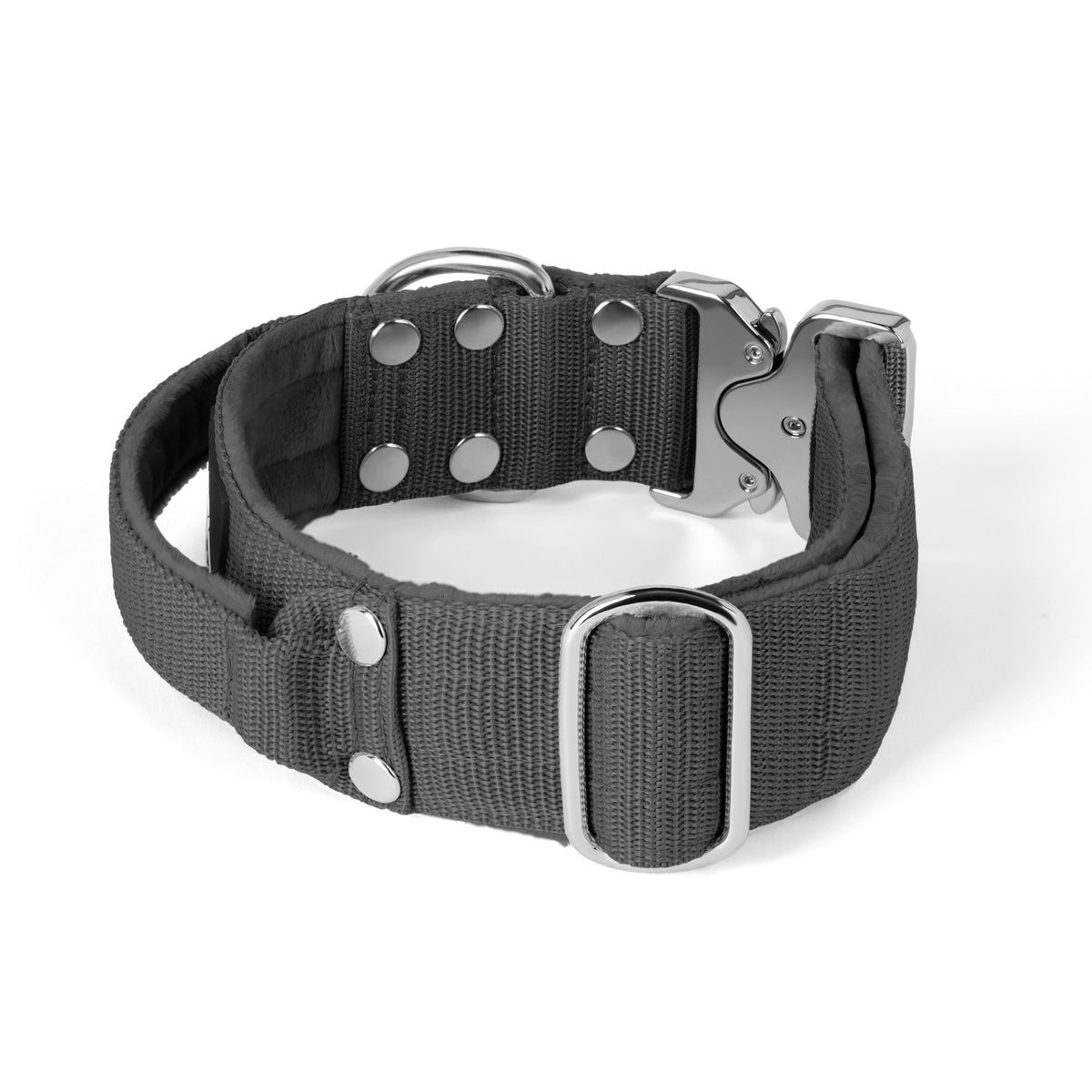Extreme Silver Buckle Pink - Collar resistente y seguro