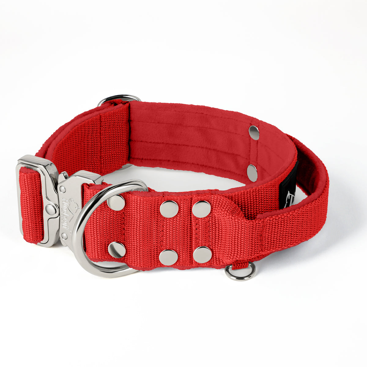 Extreme Silver Buckle Red - Collar resistente y seguro