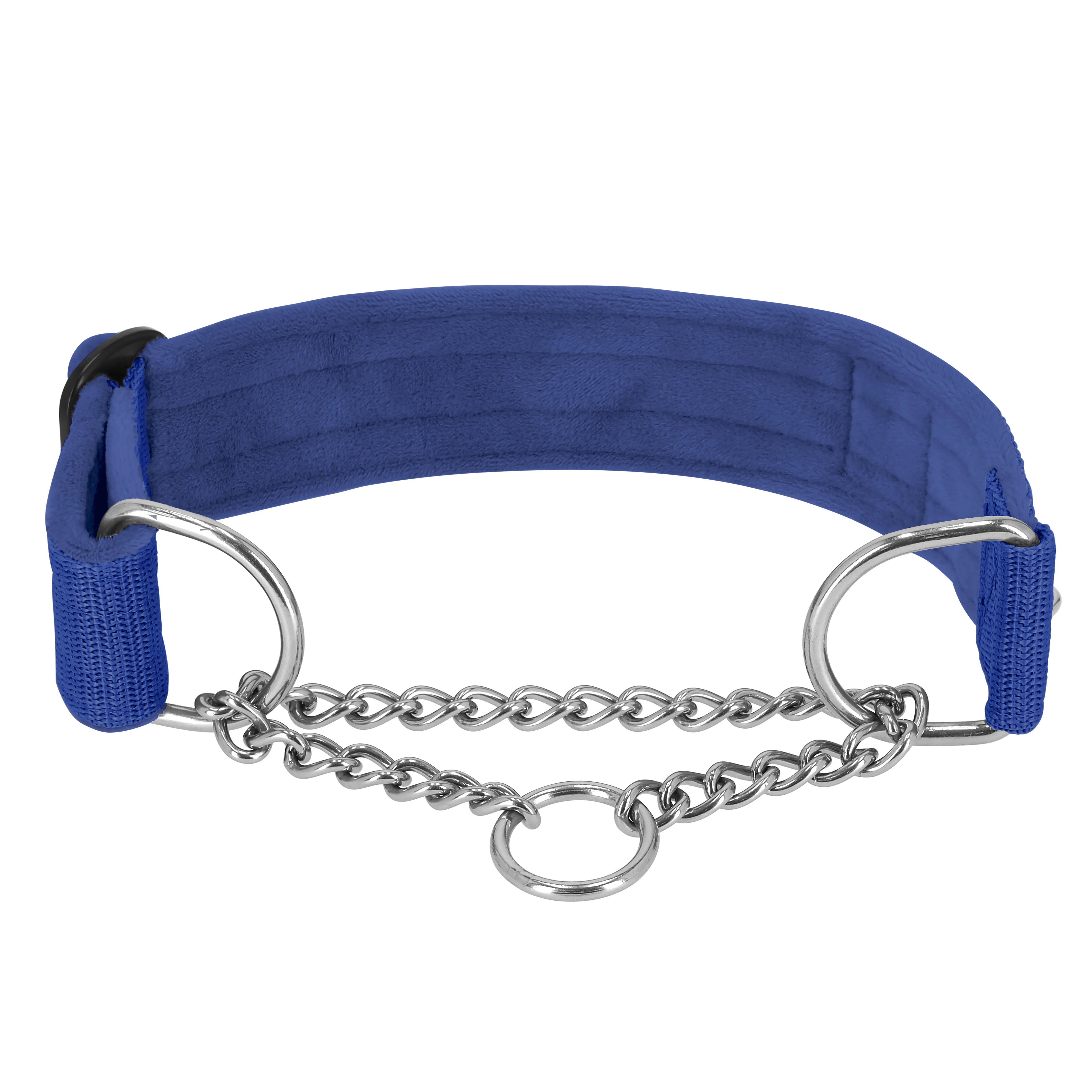 Martingale Chain Set Blue - Collar de semi-asfixia y correa