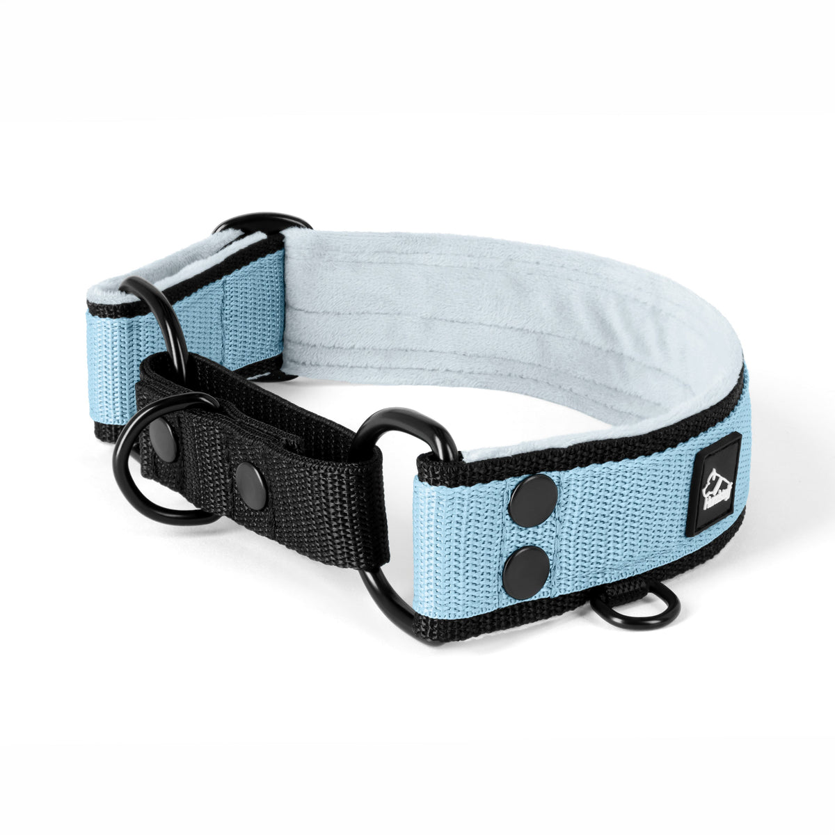 Hundstaff Martingale Black Edition Baby Blue