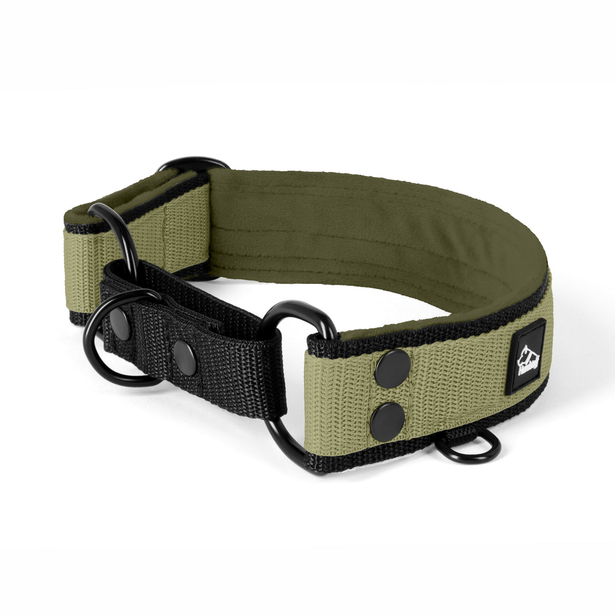 Hundstaff Martingale Black Edition Olive Green